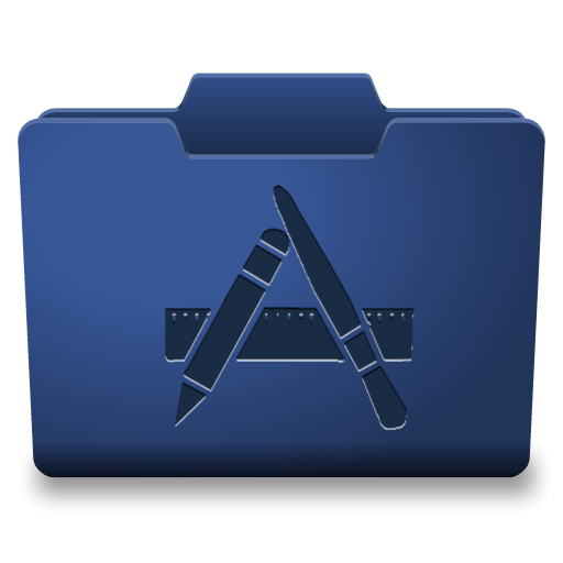 Blue Aplications Icon 512x512 png